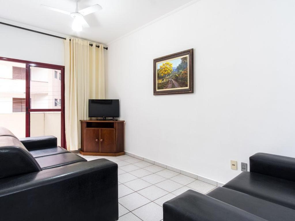 Apartamento Espacoso Com Ar Condicionado E Wi-Fi, A 100 Metros Da Praia - Edificio Estoril Ubatuba Exteriör bild